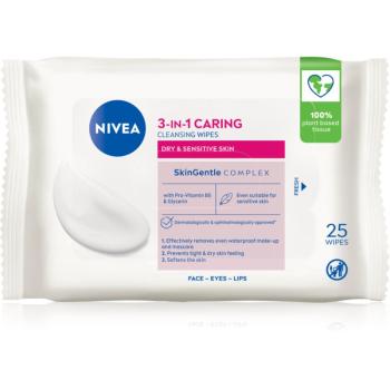 Nivea Face Cleansing servetele moi de curatare cu lapte de migdale 25 buc