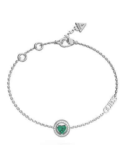 Guess Brățară delicată din oțel, decorată cu zirconi M`ama Non M`ama JUBB04668JWRHEM 17 cm