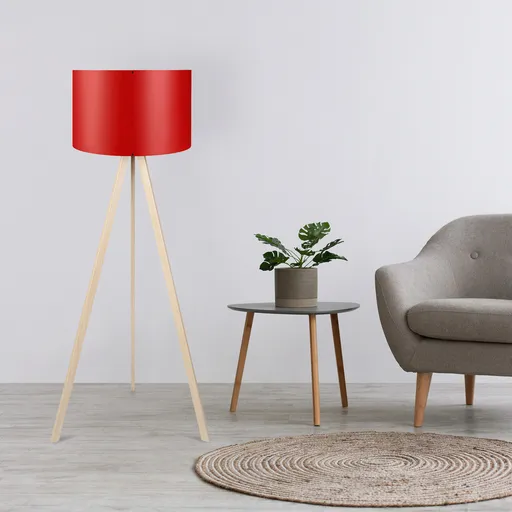 Lampadar, Opviq, 780SGN2465, Roșu / Crem