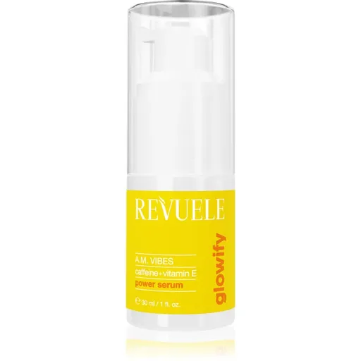 Revuele Glowify A.M. Vibes Power Serum Caffeine + Vitamin E ser cu efect iluminator zona ochilor 30 ml