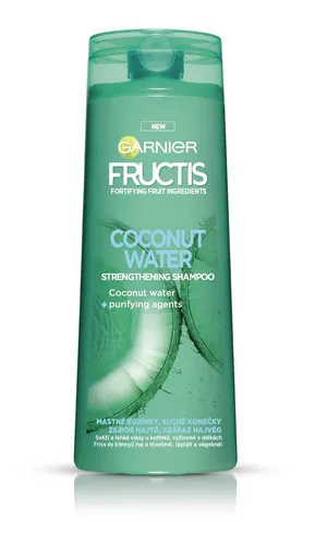 Garnier Șampon special pentru părul gras la rădăcini Coconut Water (Strengthening Shampoo) 400 ml