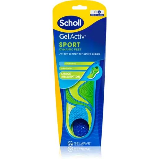 Scholl GelActiv Sport branțuri de încălțăminte pentru sportivi tip Large EU 40 - 46.5 1 pereche