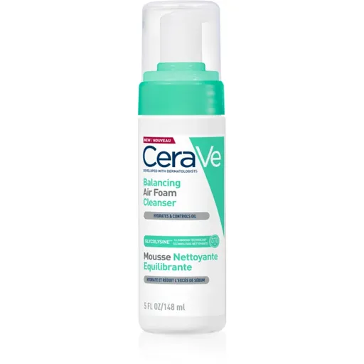 CeraVe Cleansers Balancing Air Foam Cleanser spuma de curatat pentru piele normală și mixtă 148 ml