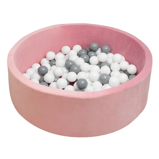 Piscină pentru copii cu bile New Baby, roz, roz