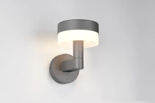 Aplica de perete pentru exterior Mackenzie, TRIO, 22x16.5x22.5 cm, 8W, 1x SMD, aluminiu, antracit