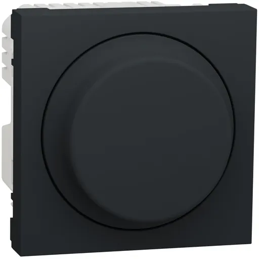 Variator universal rotativ LED 2 module Schneider Noua Unica NU351454, antracit