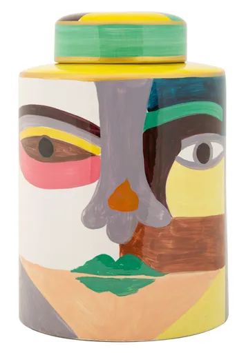 Vas decorativ Piccassy Color Top, Mauro Ferretti, 19x28 cm, ceramica, multicolor