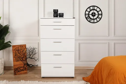 Dulap, Hanah Home, Sfn-550-Bb-1, 60x108x44 cm, Alb