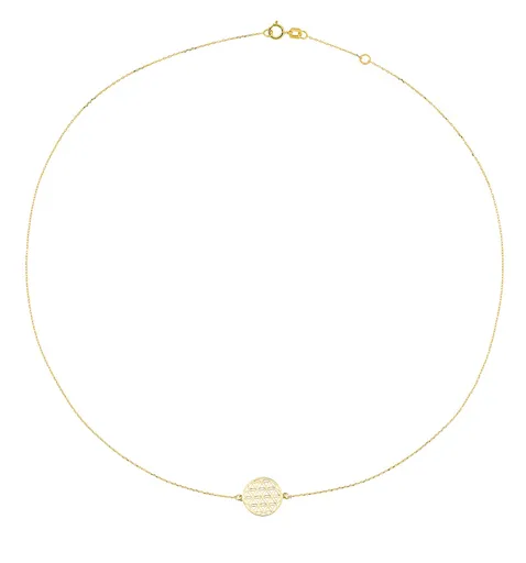 Cutie Jewellery Colier elegant din aur galben Z0120-40-X-1