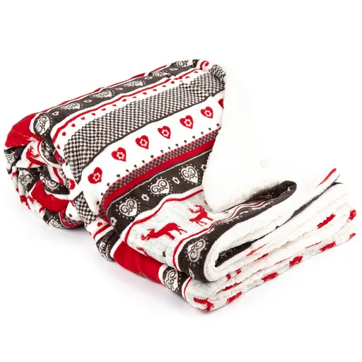 Pătură imitație de blăniță 4Home Winter design, 150 x 200 cm