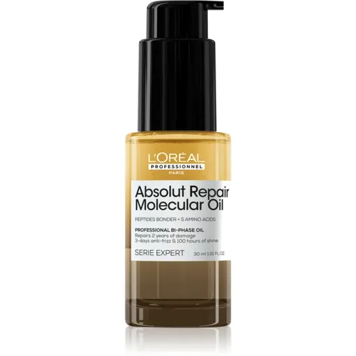 L’Oréal Professionnel Serie Expert Absolut Repair Molecular Ulei nutritiv pentru păr pentru par deteriorat 30 ml