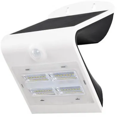 Lampa LED solara 3W 4000K+3000K negru V-TAC SKU-7523