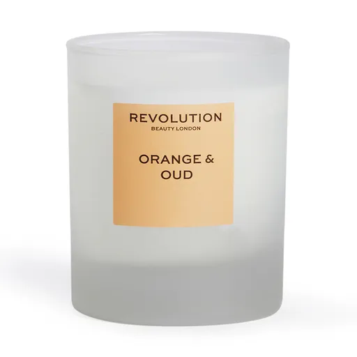 Revolution Lumânare parfumată Orange & Oud (Scented Candle) 170 g
