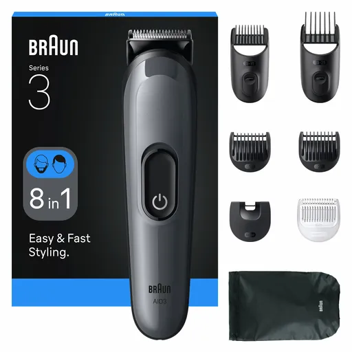 Braun Trimmer multifuncțional 8în1 Series 3 AIO3540