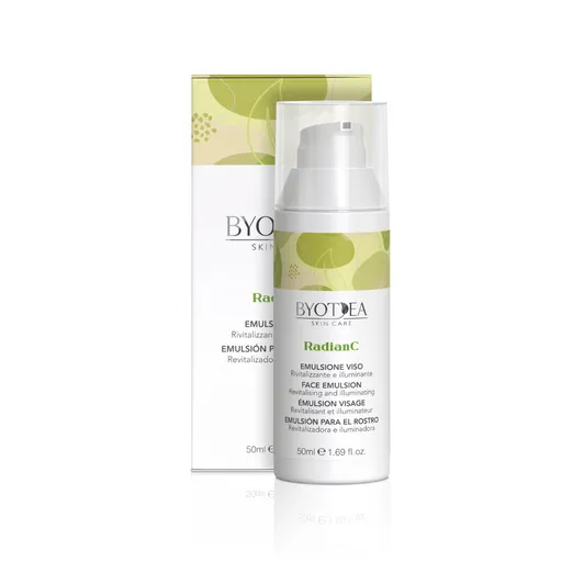 Crema Revitalizanta Pentru Fata Cu Efect De Fermitate Si Luminozitate Imbogatita Cu Vitamina C, Byotea RadianC 50ml