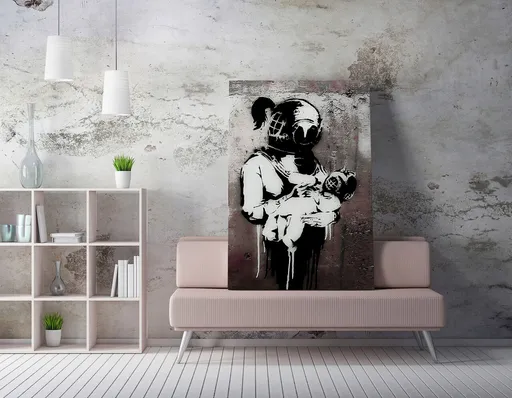 Tablou decorativ, WY135 (50 x 70), Canvas imprimat, Multicolor