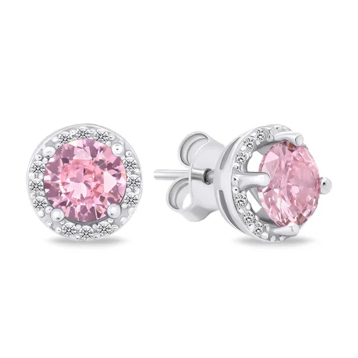 Brilio Silver Cercei strălucitori argintii cu pietre de zircon EA601WP