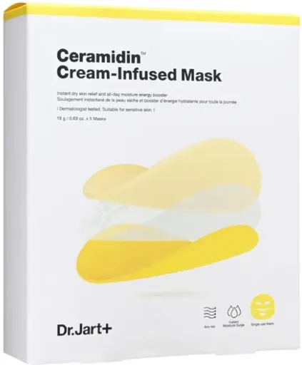 Dr. Jart+ Mască de față cu hidratare profundă Ceramidin (Cream- Infused Mask) 5 x 18 g