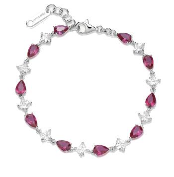 Brosway Brățară sclipitoare din argint cu zirconii Fancy Passion Ruby FPR113