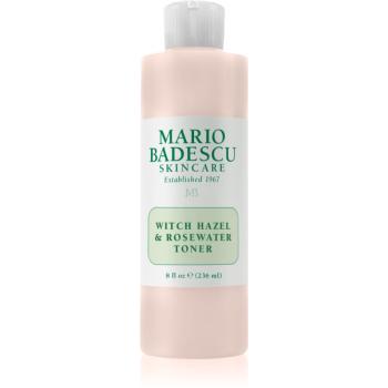 Mario Badescu Witch Hazel & Rosewater Toner solutie tonica cu efect de iluminare cu apă de trandafiri 236 ml