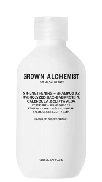 Grown Alchemist Șampon întăritor Hydrolyzed Bao-Bab Protein, Calendula, Eclipta Alba (Strengthening Shampoo) 200 ml