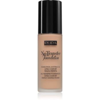 PUPA Milano No Transfer Foundation hidratáló alapozó SPF 15 árnyalat Medium Beige 30 ml
