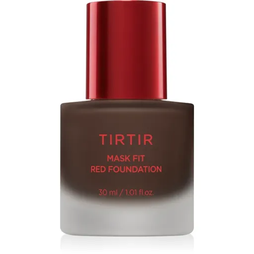TIRTIR Mask Fit Red Foundation fond de ten lichid iluminator cu efect de hidratare culoare 49N Deep Chestnut 30 ml