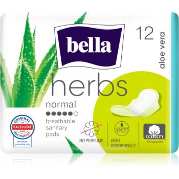 BELLA Herbs Aloe Vera absorbante fara parfum 12 buc