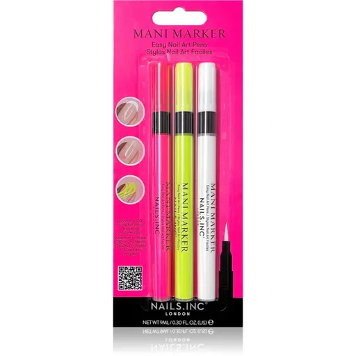 Nails Inc. Mani Marker Trio Set de manichiură 3x3 ml