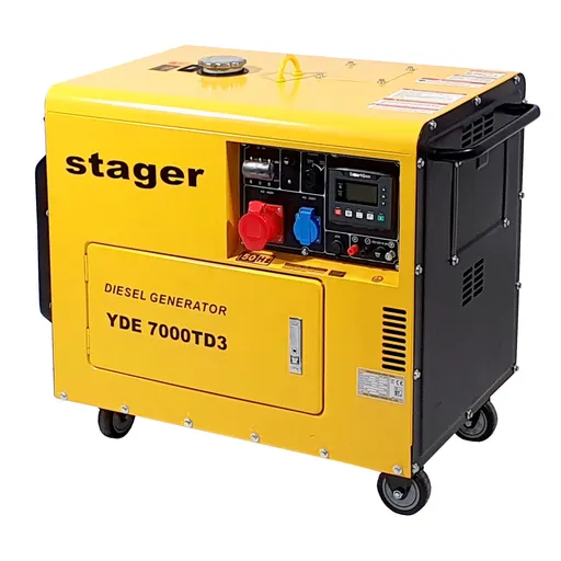 Stager YDE7000TD3 Generator Insonorizat Diesel Trifazat 5.2kVA, 8A, 3000rpm