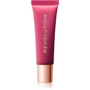 Makeup Revolution Juicy Peptide balsam de buze cu peptide culoare Pink Strawberry 8 ml