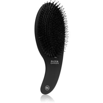 Olivia Garden Black Label CURVE Board&Nylon bristles perie de par cu peri de mistret 1 buc