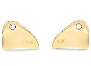 Calvin Klein Cercei moderni cu cristal placat cu aur Cherished 35000660