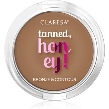 Claresa Tanned, Honey! bronzer și pudră pentru contur culoare 12 Versatile 10 g