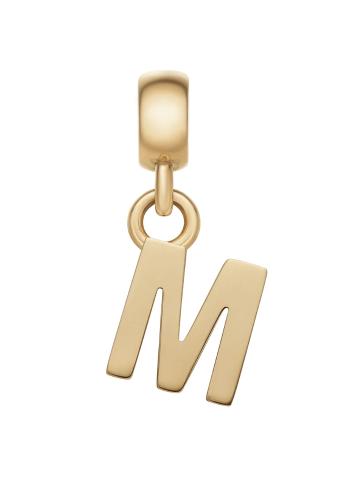 Daniel Wellington Pandantiv placat cu aur litera "M" Charms DW00400496