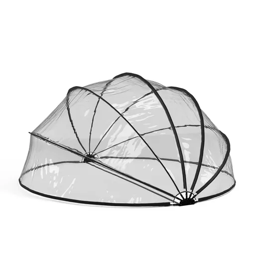 Blumfeldt ArmadilloShade foișor pentru piscină, Rotund, Fibră de sticlă, Protecție UV, Transparent