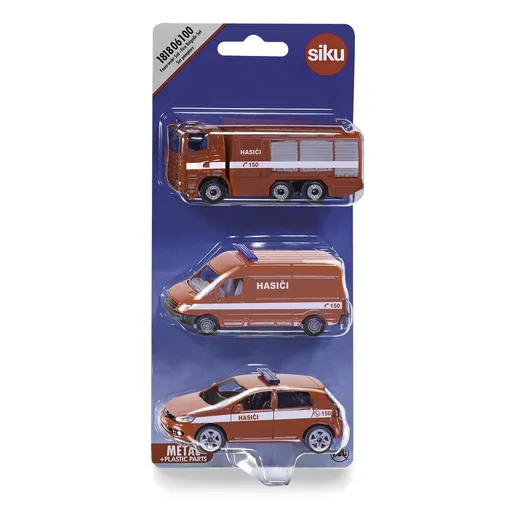Siku - Set auto Pompieri, 3 buc.