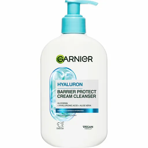 Garnier Cremă calmantă de curățare Hyaluron (Barrier Protect Cream Cleanser) 250 ml