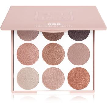 3INA The Color Palette paleta očních stínů odstín 300 9 g