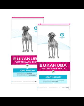 EUKANUBA Veterinary Diets Joint mobility adult all breeds Hrana uscata pentru caini adulti 24 kg (2 x 12 kg)