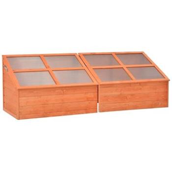 Skleník 180 x 57 x 62 cm dřevo (170648)