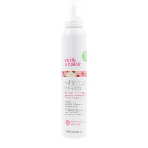 Milk Shake Spumă protectoare fără clătire pentru păr vopsit Whipped Cream (Leave-In Foam) 200 ml
