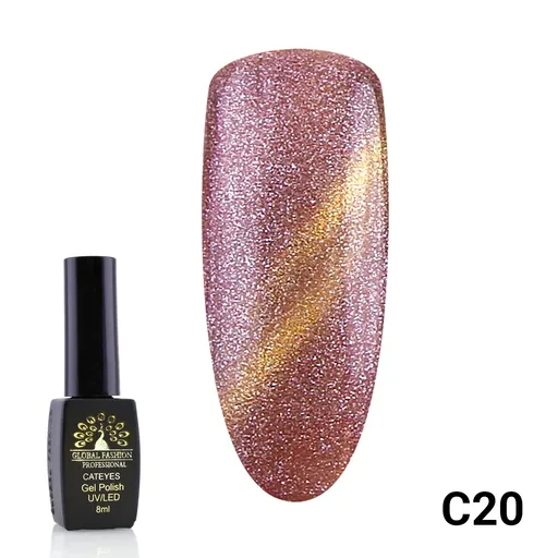 Oja Semipermanenta Cat Eye 8 ml, 20, TPO Free