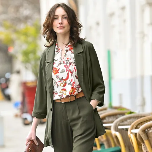 Blazer Airy cu mâneci 3/4