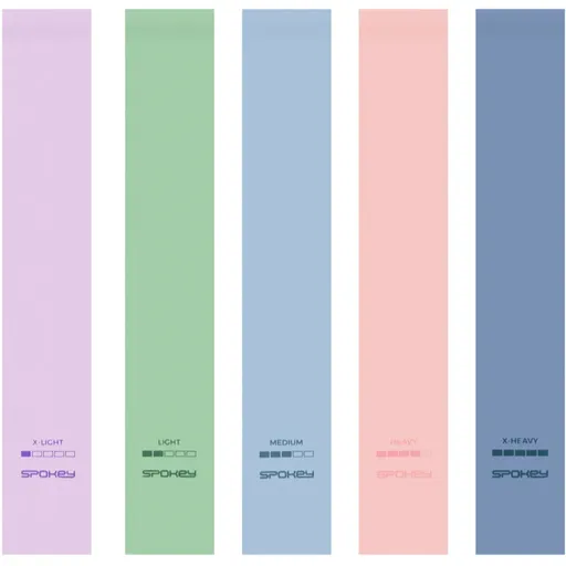 Spokey Artio Set set de elastice de fitness Pastel