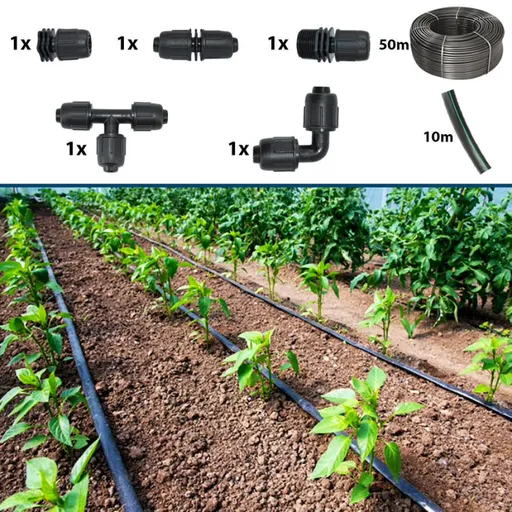 Sistem irigare prin picurare pentru gradina 50 mp