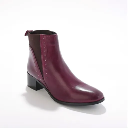 Botine cu capse și elastic