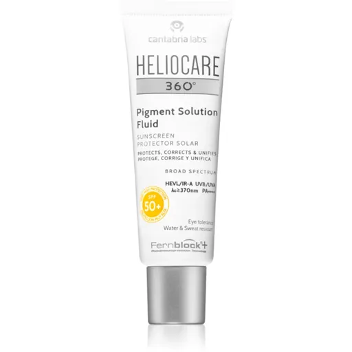 Heliocare 360° Pigment Solution Fluid fluid pentru fata cu protectie solara impotriva petelor SPF 50+ 50 ml