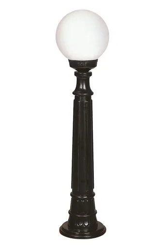 Lampadar de exterior, Opviq, 685AVN1152, Alb/Negru
