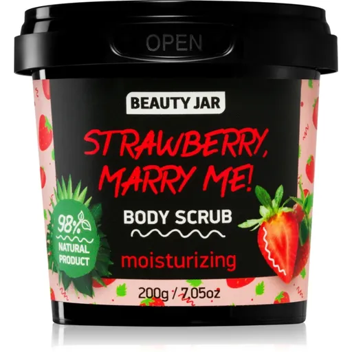 Beauty Jar Strawberry, Marry Me! exfoliant de corp hidratant 200 g